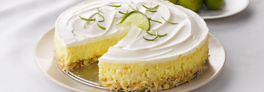 CoconutCrusted Key Lime Cheesecake Recipe By Crystal Farms