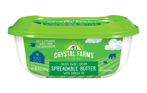 Spreadable Butter with Canola Oil