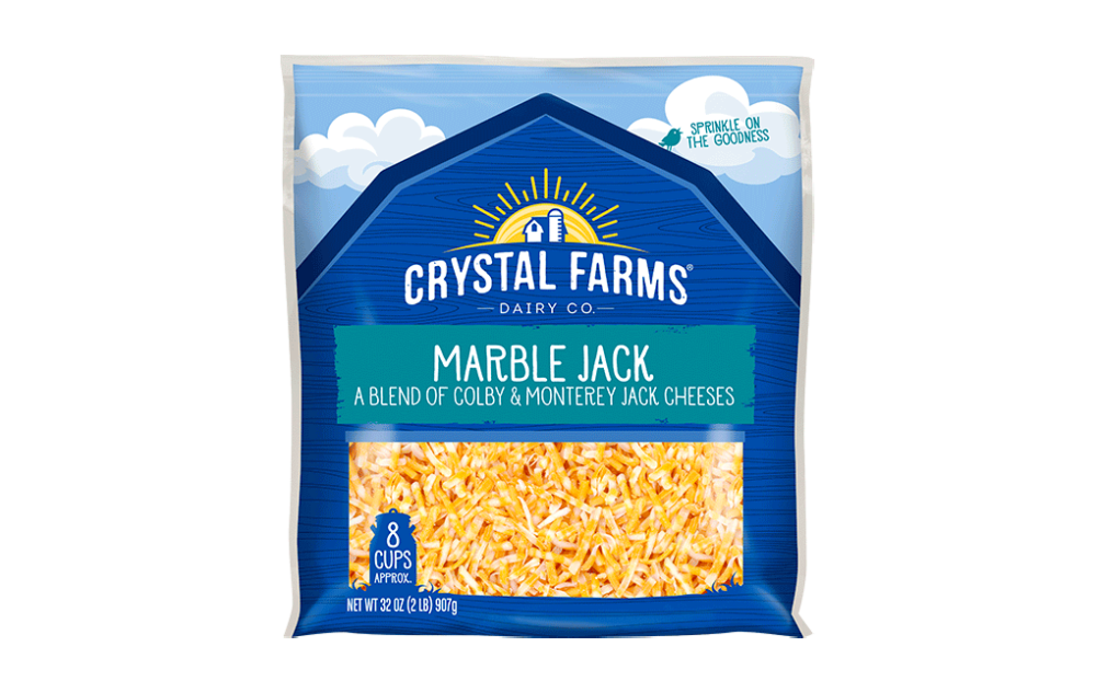 Gouda Shredded Cheese Crystal Farms