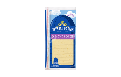 Baby Swiss Natural Sliced Cheese