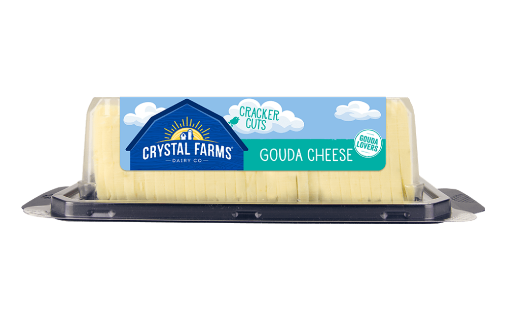 Gouda Cracker Cut Cheese Crystal Farms