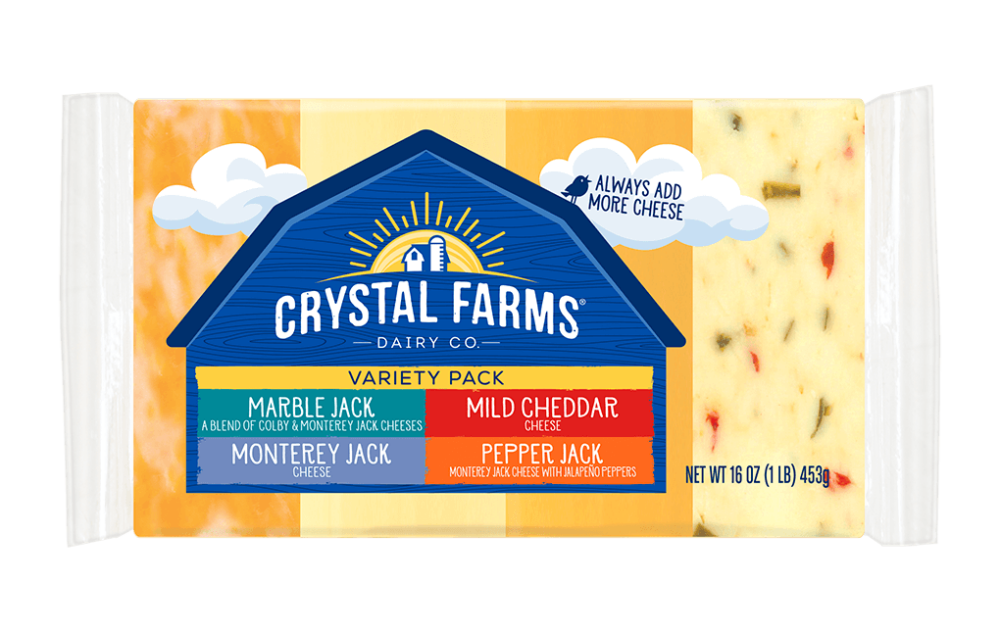 Variety Pack (Marble Jack, Mild Cheddar, Monterey Jack, Pepper Jack