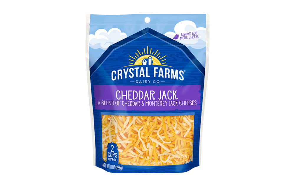 Pepper Jack Shredded Cheese Crystal Farms