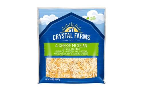 Mexican 4 Cheese Blend Finely Shredded Cheese