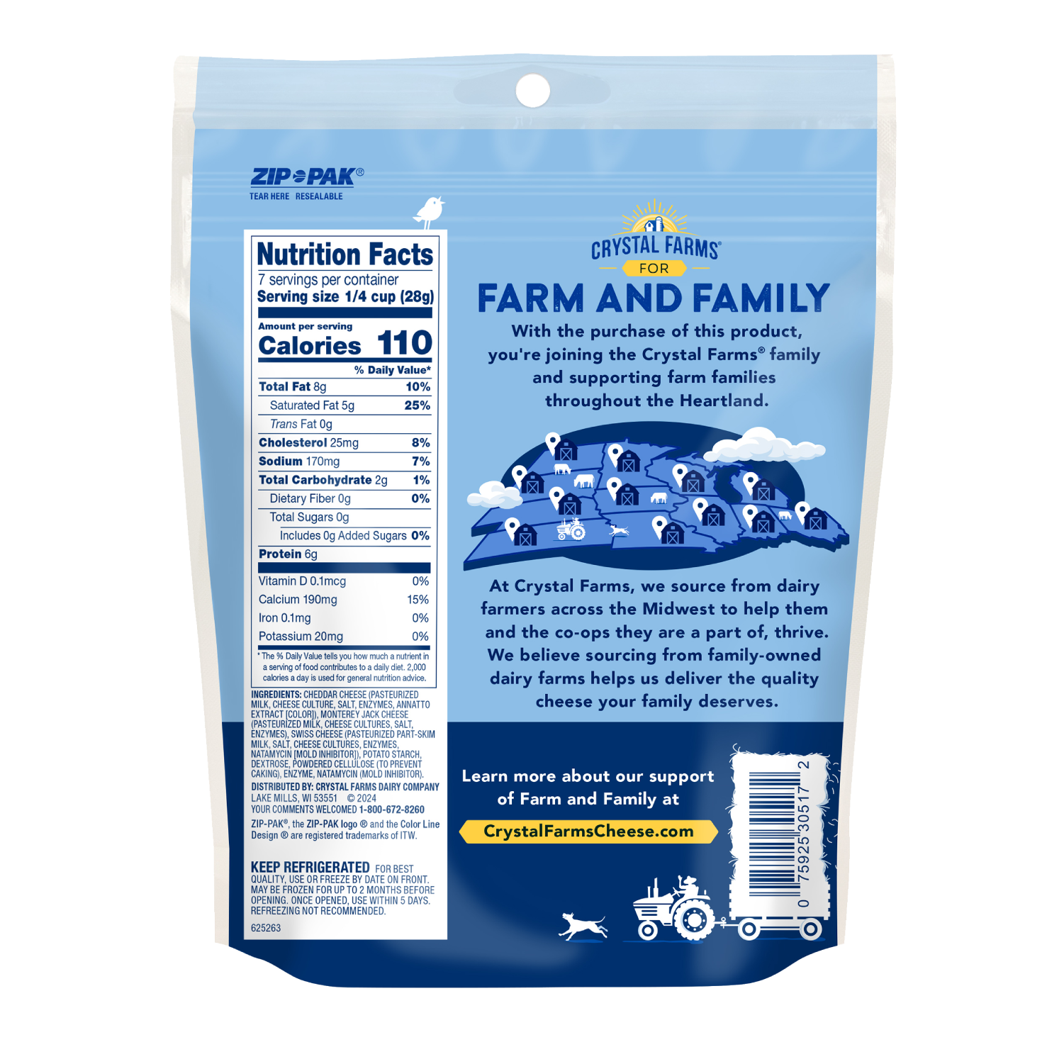 Mac & Cheese Blend nutrition