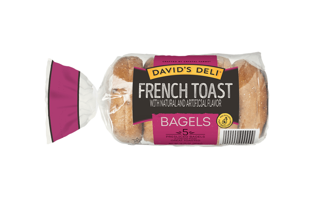 French Toast Bagels Crystal Farms