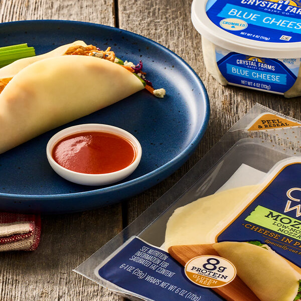 Keto Buffalo Chicken Wrap Recipe By Crystal Farms