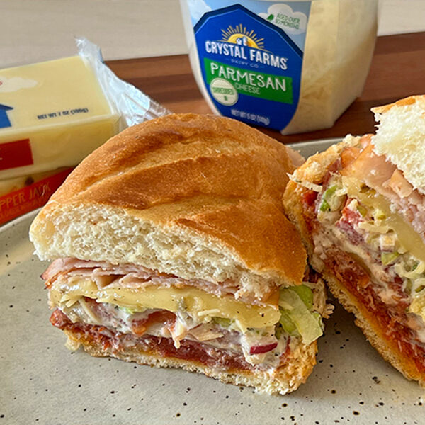 Italian Grinder Sandwich Recipe By Crystal Farms