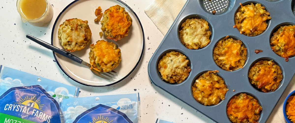 Leftover Stuffing Muffins