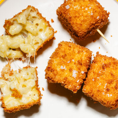 Garlicky Ranch Mac & Cheese on a Stick