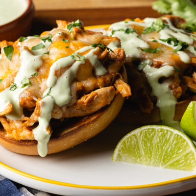 Chili Lime Chicken Bagels