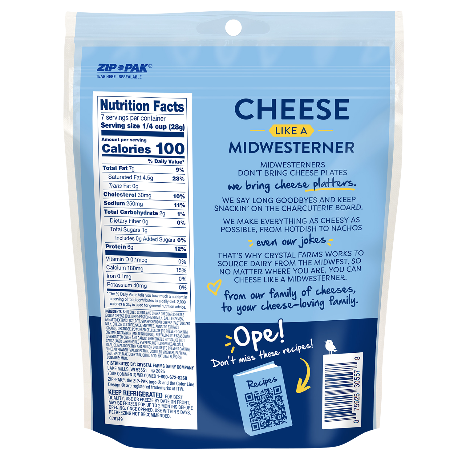 Buffalo Seasoned Shreds nutrition